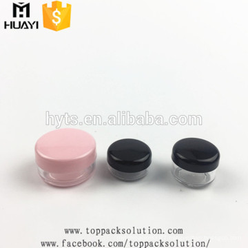 pink cap black cap 3g 5g 8g 10g samll plastic ceramic jar